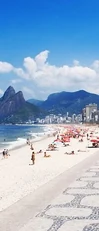 Praia de Ipanema em roteiro turístico no Rio