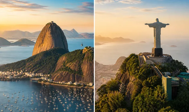 Cristo Redentor e Pão de Açúcar em passeio no Rio