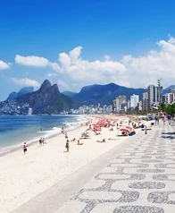 Passageira em transfer privativo no Rio de Janeiro